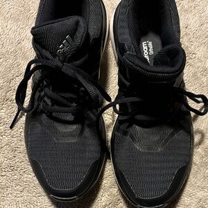 Adidas Womens Black Athletic Shoes